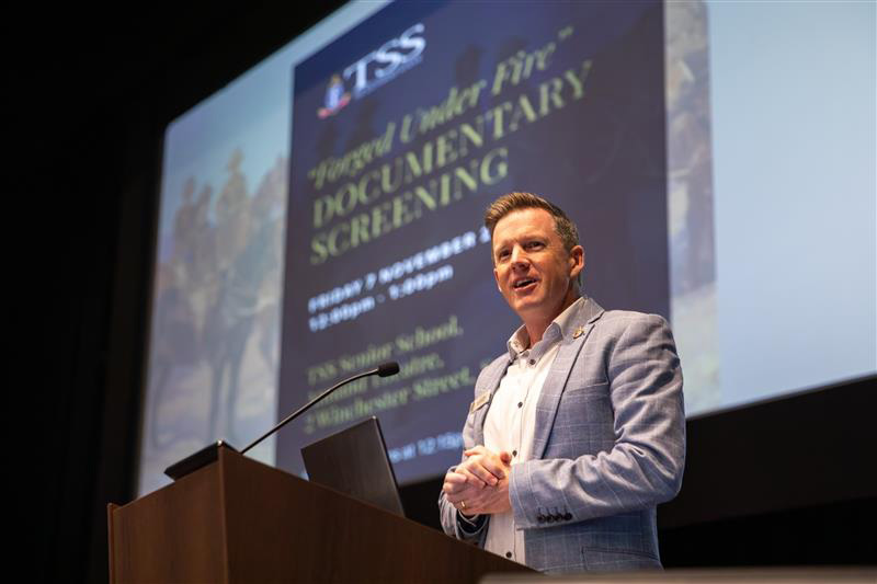 RSL Queensland State Vice President Brigadier Arran Hassell CSC