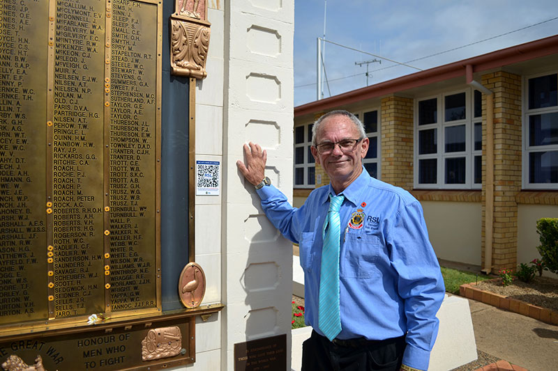 Gayndah Cenotaph Keith Wrench RSL Queensland