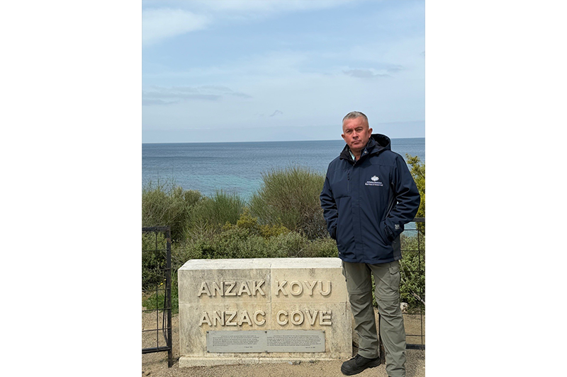 Nathan Shingles at ANZAC Cove