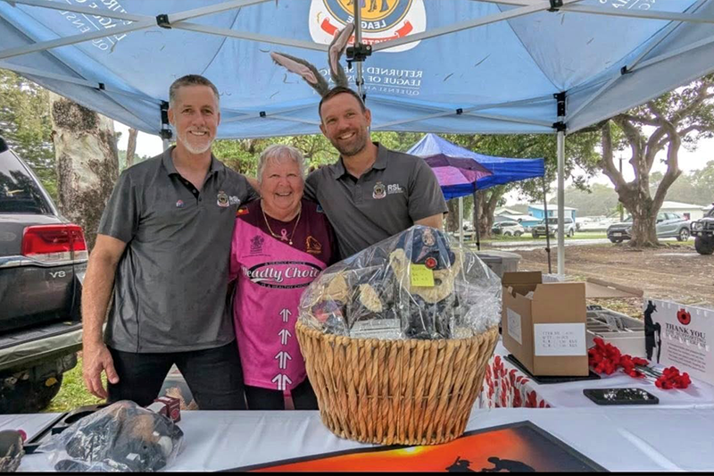 Seaforth RSL Sub Branch launched a new partnership with the Progress Association’s Mega Market raffle, which raised funds for the Sub Branch.