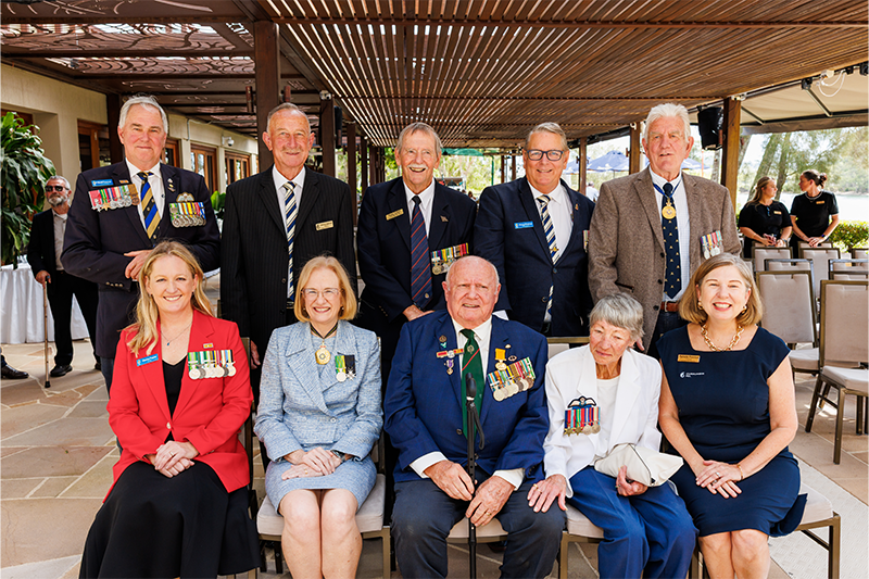 Garry Chad awarded with the Medal of Gallantry