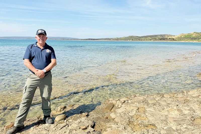 Nathan Shingles at Gallipoli Peninsula