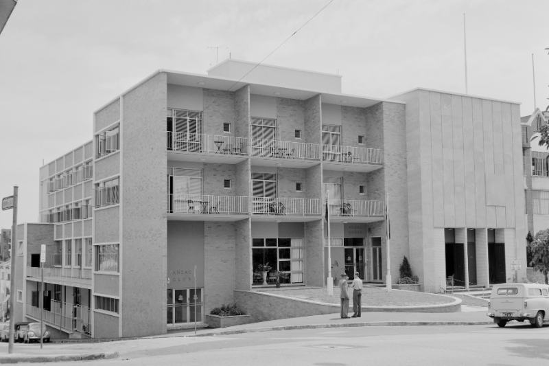 The second Anzac House (since demolished) was located on the corner of Wickham Terrace and Berry Street in Spring Hill