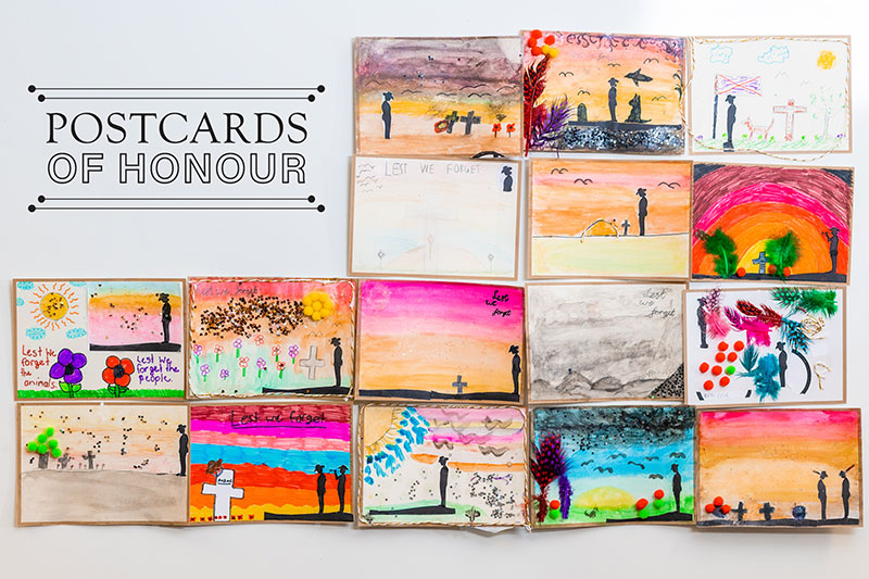 Postcards of honour