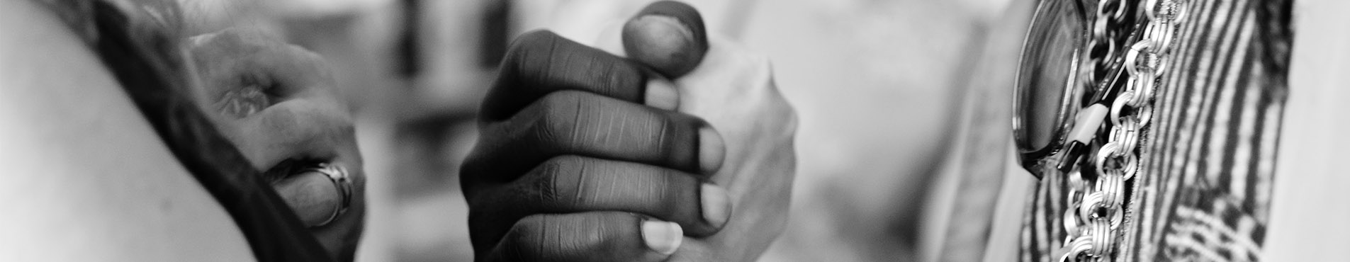 People holding hands