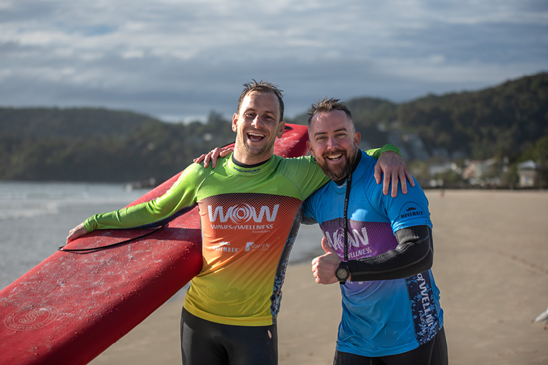2 veterans after the surf