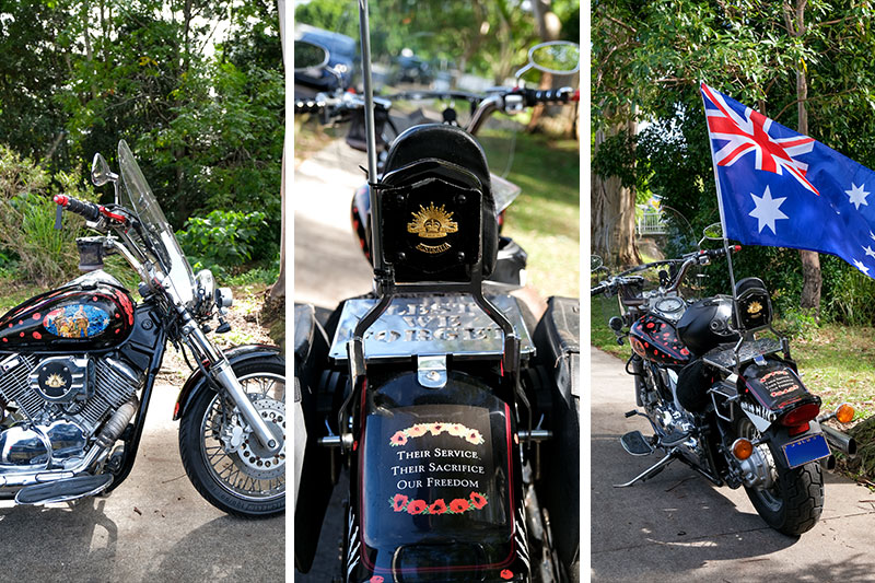 Ken Cook commemorative motorcycle