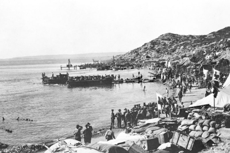 Anzac Beach, Gallipoli. 1915-05