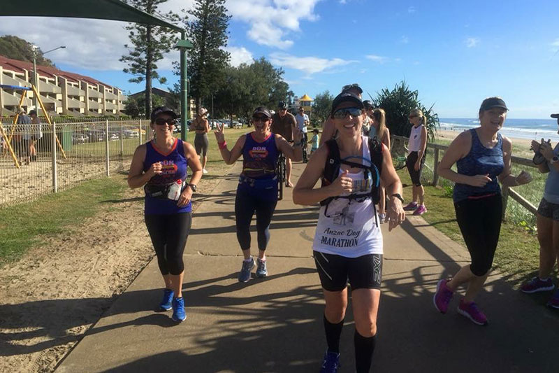 Sally Cameron ANZAC Day Marathon