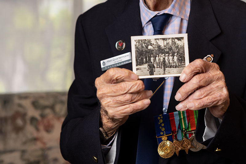 Allan Quartermaine Navy photo RSL Queensland