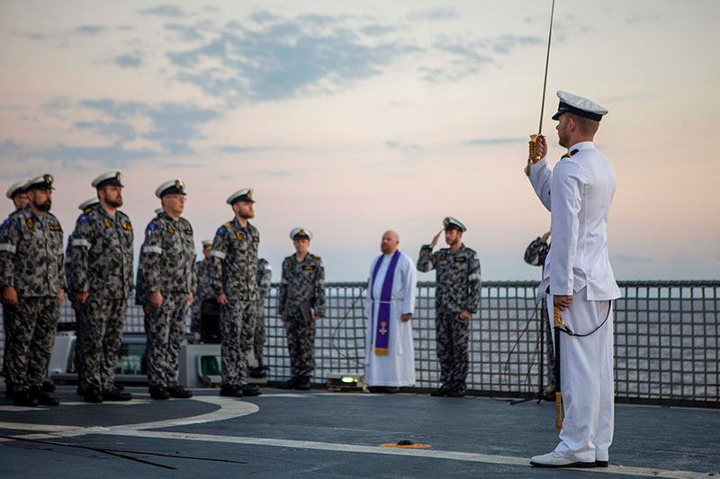Anzac Day HMAS Ballarat