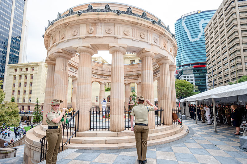 ANZAC Square Brisbane Remembrance Day 2021