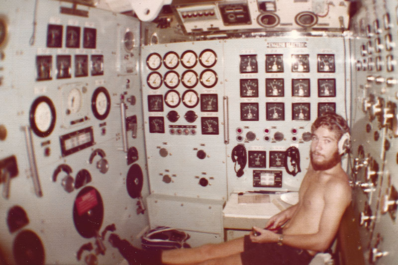 Donald Currell on HMAS Orion