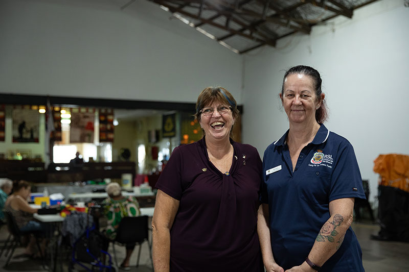 Gordonvale RSL Sub Branch Judy Hunter Peta Ison
