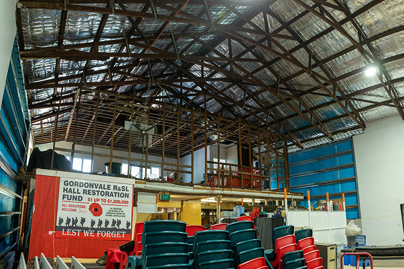Gordonvale RSL hall restoration project