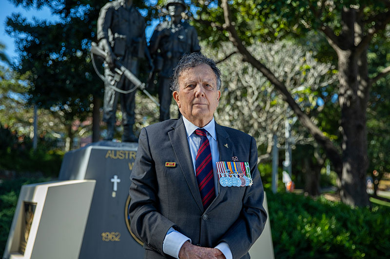 Vietnam War veteran Greg Gilbert