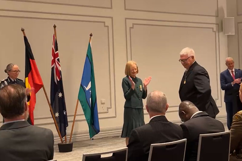 Kevin Winkleman OAM Investiture 