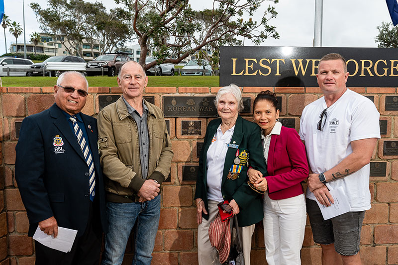 Korean War plaques Sunshine Coast