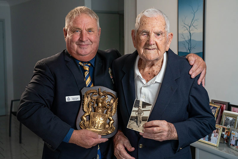 Garry Player and Leslie Sinclair RSL Queensland