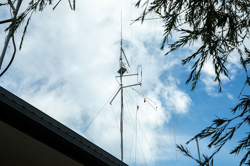Aerial at the Redcliffe and Districts Radio Club