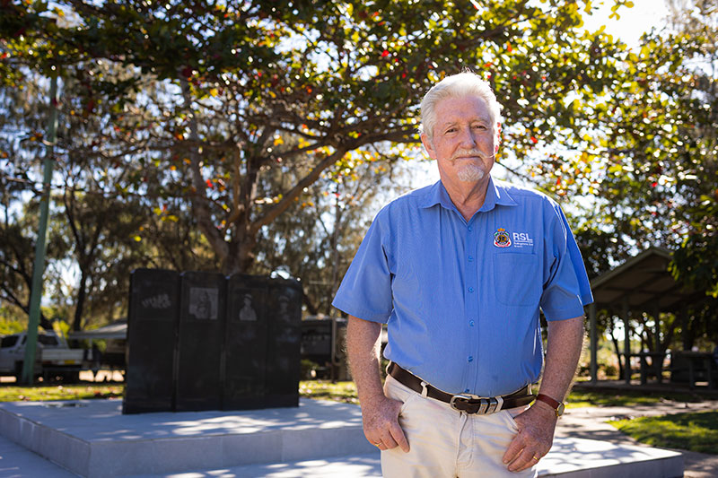 Rollingstone RSL Sub Branch President Ewan Cameron