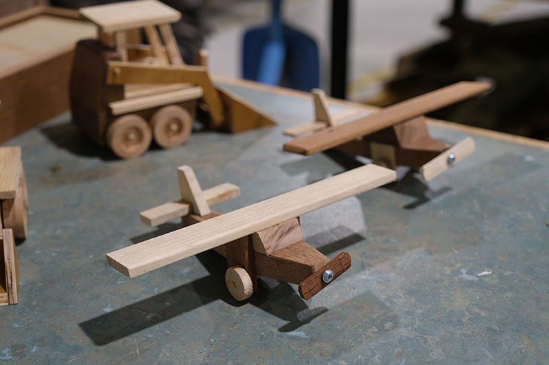 Carina Men's Shed timber toy plane