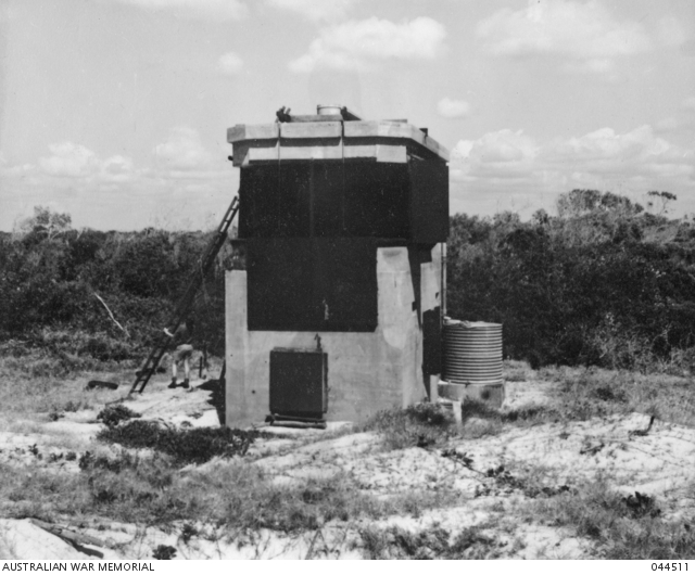 Bribie Island gun emplacement