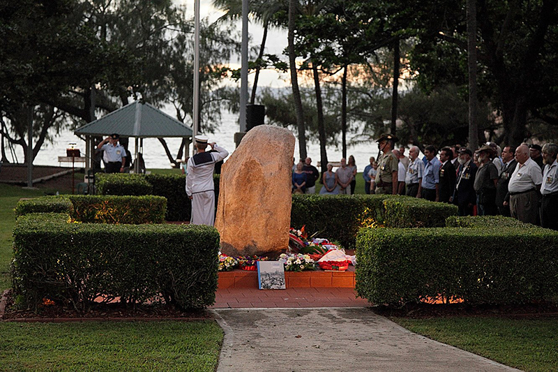 ANZAC Day Dawn Service at Alma Bay, Magnetic Island, Queensland