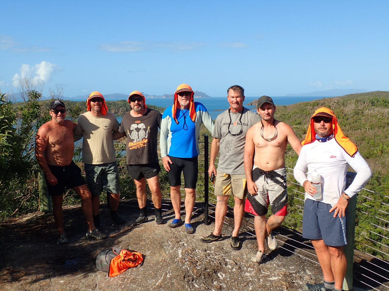 The Long Paddle group of kayakers