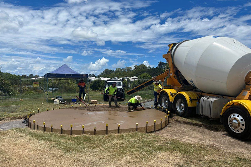 Bli Bli cenotaph construction RSL Queensland