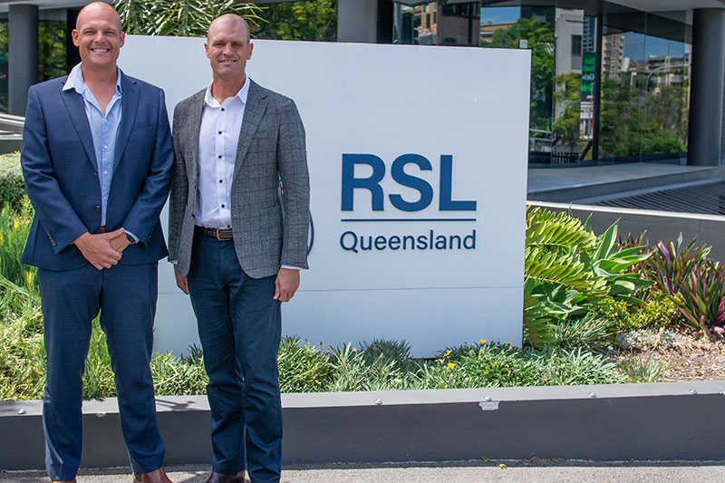 Bravery Trust RSL Queensland Troy Watson and Garth Callender