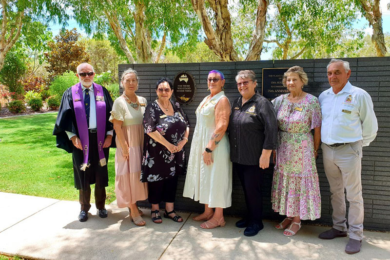 Partners of Veterans Association of Australia Queensland Branch Caloundra plaque RSL Queensland
