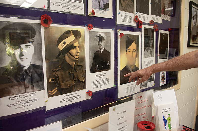 Cardwell RSL Sub Branch photo wall