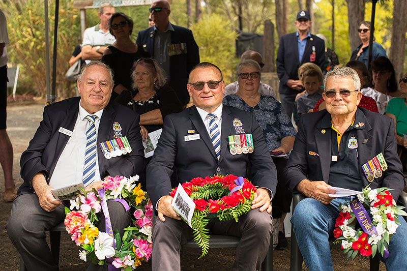 Veterans at Toogoom RSL Sub Branch on Vietnam Veterans' Day