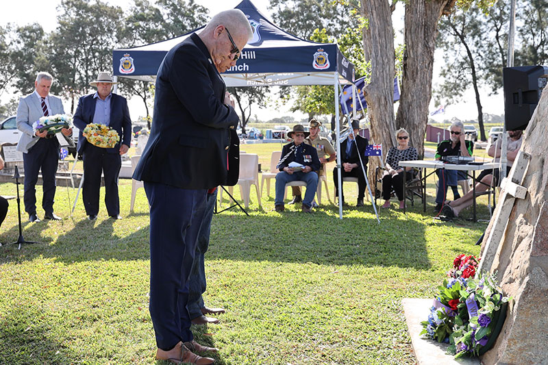 Home Hill grave dedication RSL Queensland