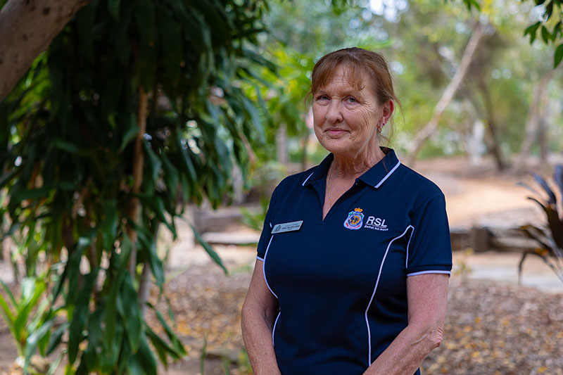 Black RSL Sub Branch President Terri-Ann Eden-Jones 