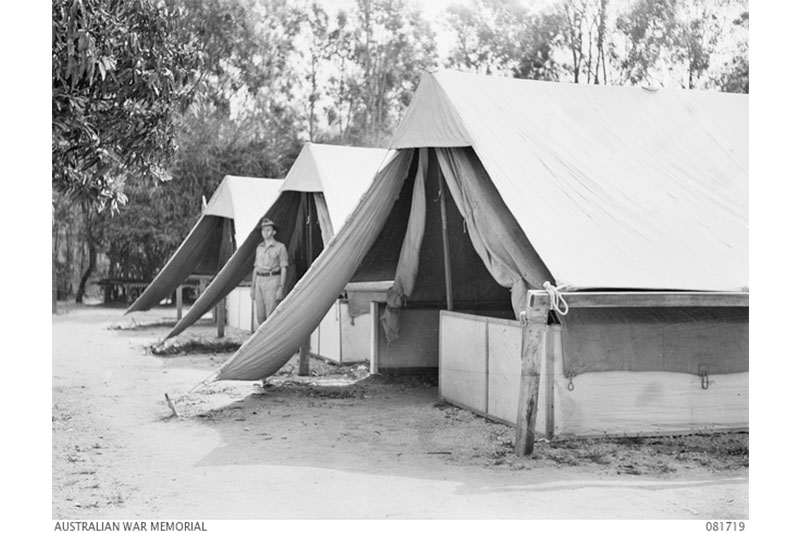 Atherton Tablelands army camp