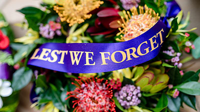 Lest We Forget wreath