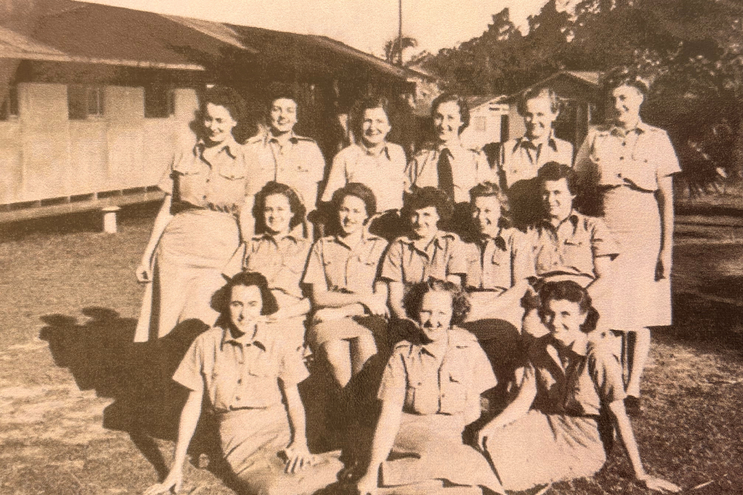 Sybil and fellow cryptanalysts - Sybil is middle row 2nd from left.