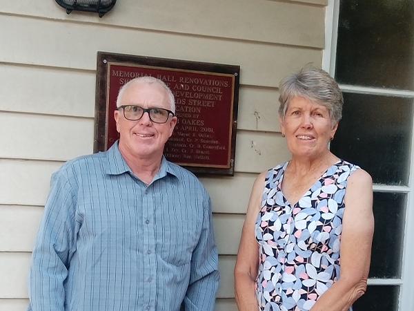 Ruth Bethel and Wayne Hungerford
