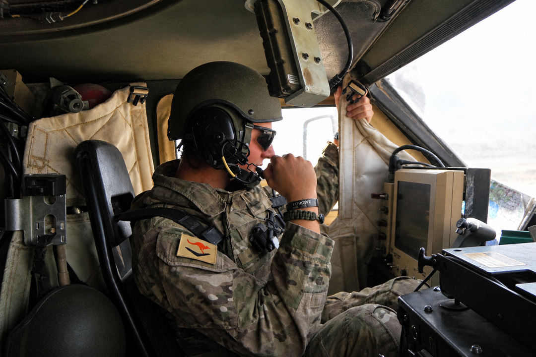 Rob on deployment.