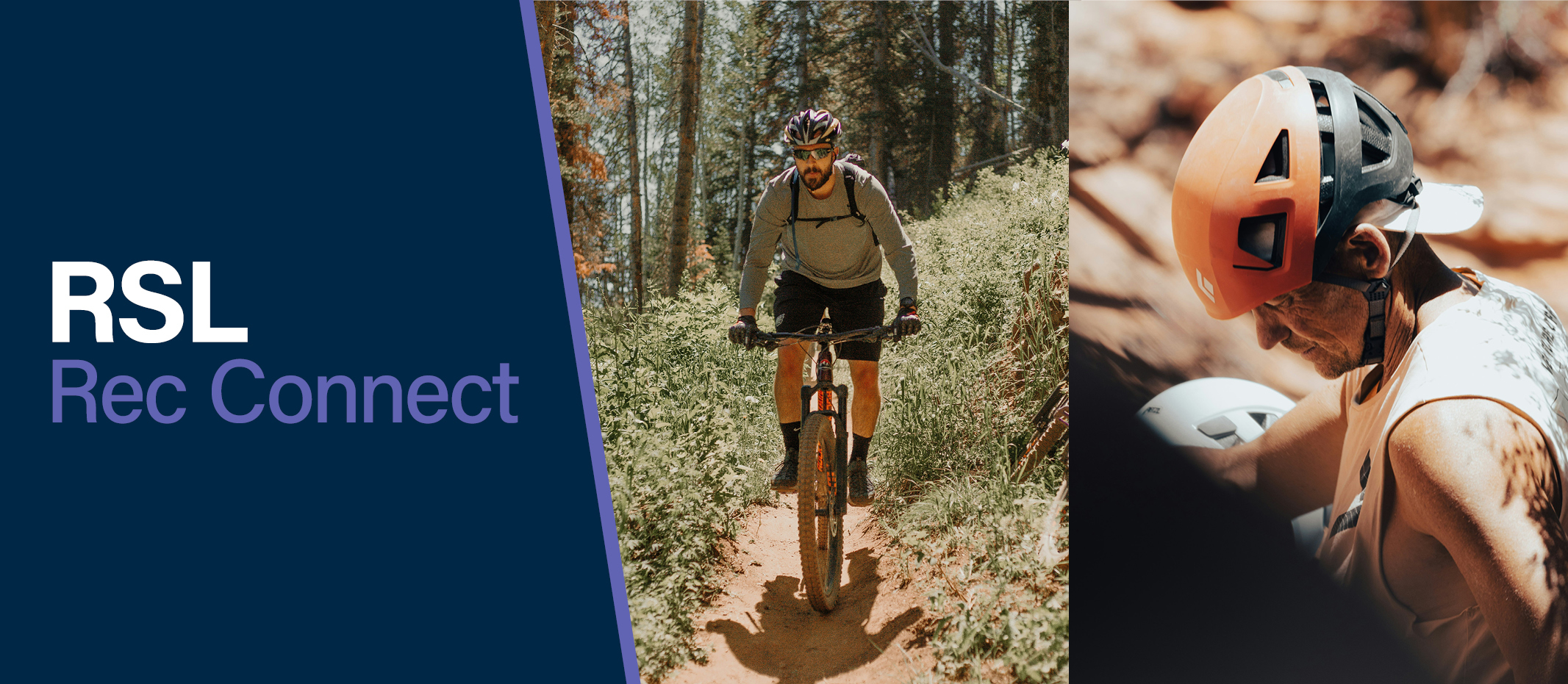 Rec Connect bike riding and abseiling