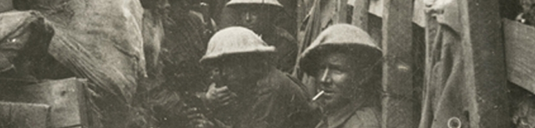 Men of the 53rd Battalion waiting to don their equipment for the attack at Fromelles. Only three of the men shown here came out of the action alive, and those three were wounded. See also H16396.