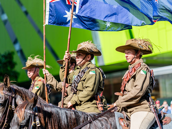 ANZAC Day parade Brisbane