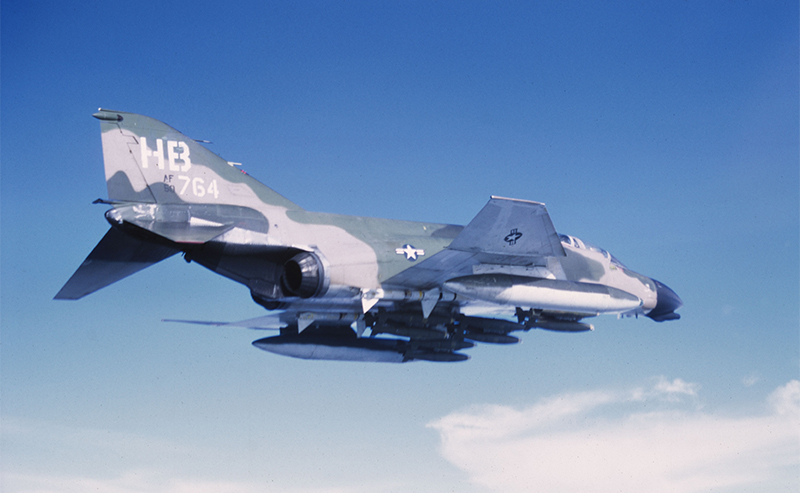 F-4D Phantom in flight